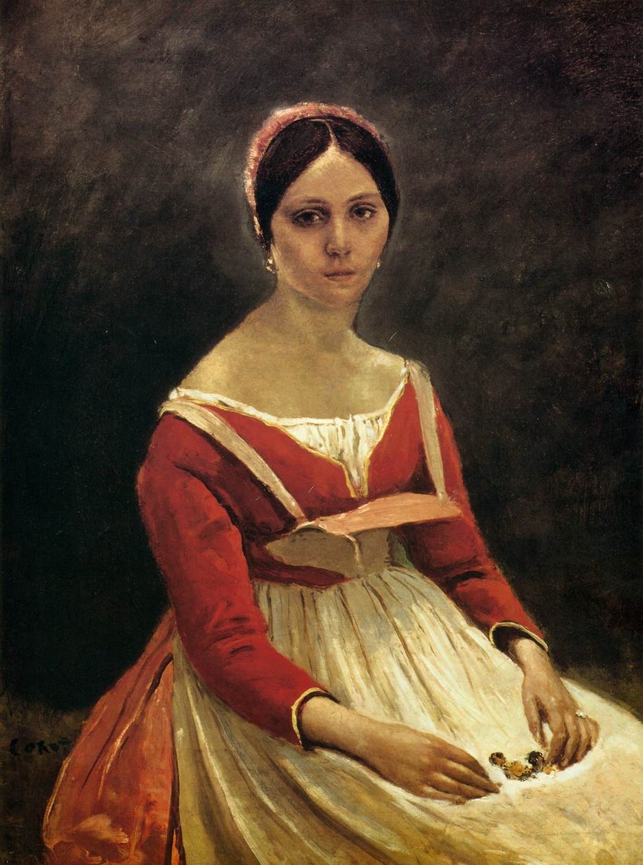 Madame Legois - Jean Baptiste Camille Corot