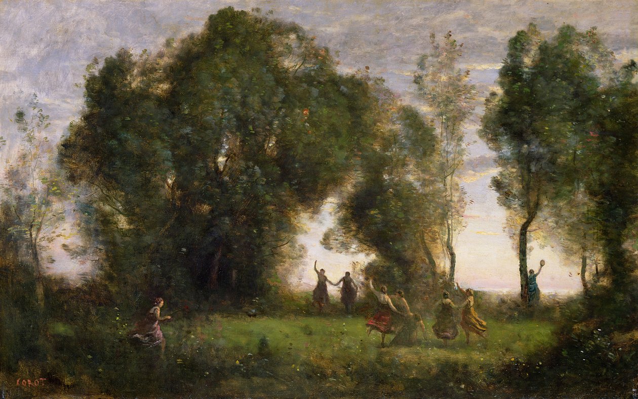 La danse des nymphes - Jean Baptiste Camille Corot