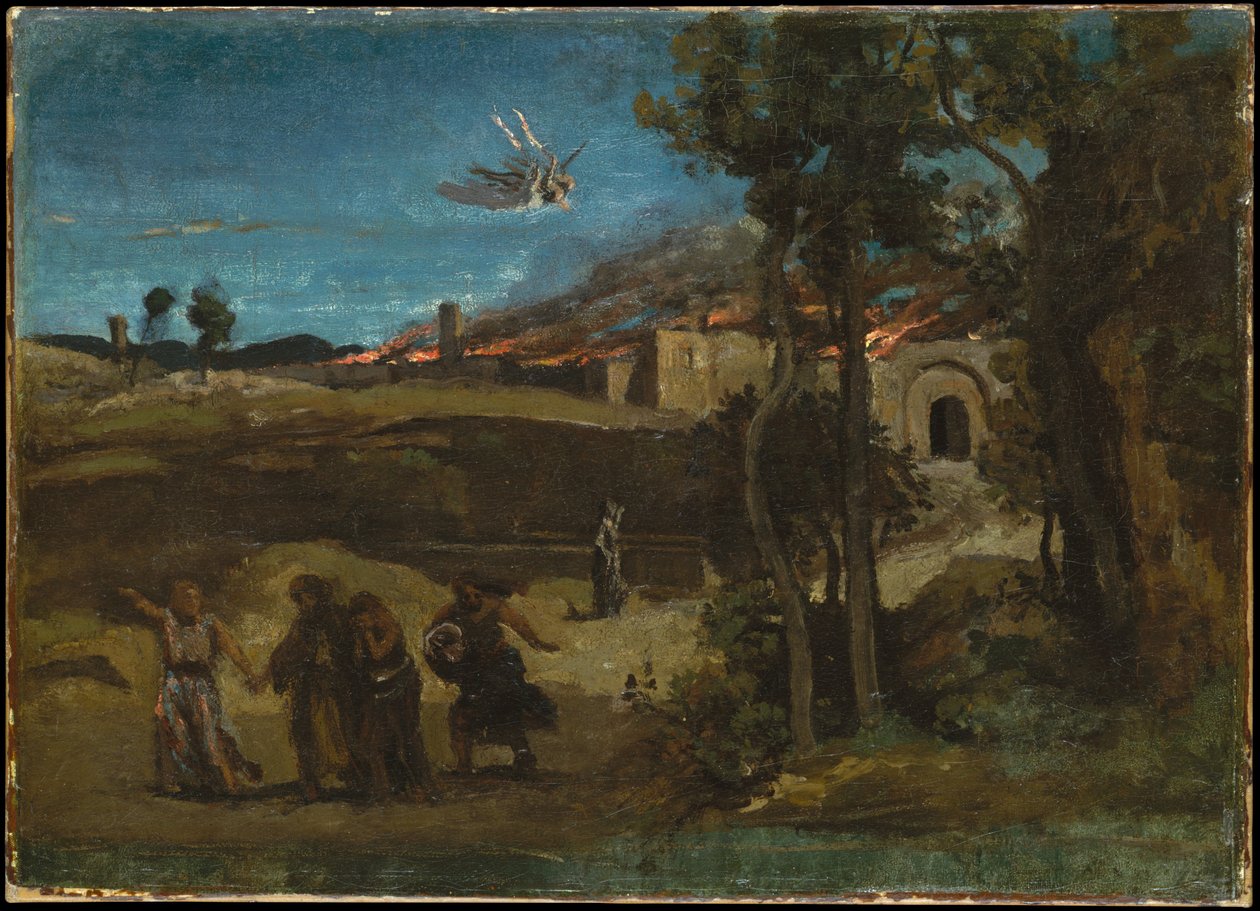 La destruction de Sodome - Jean Baptiste Camille Corot