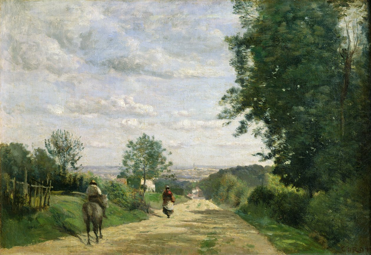 La Route de Sèvres, 1858-59 - Jean Baptiste Camille Corot