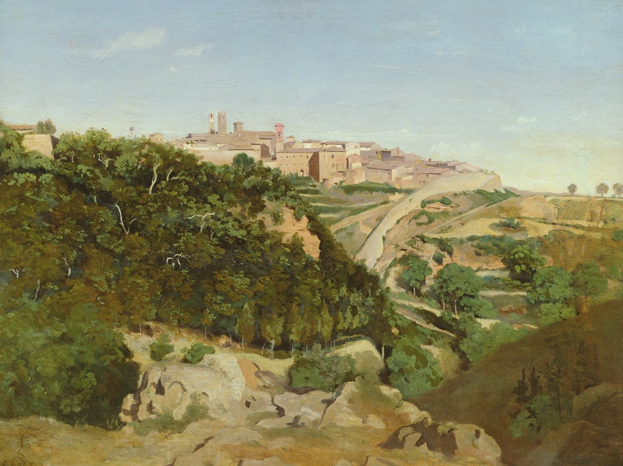 Volterra, 1834 - Jean Baptiste Camille Corot