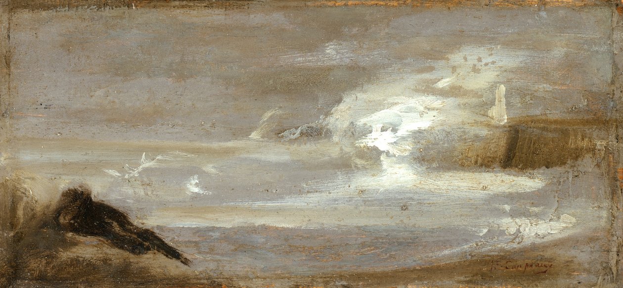 Paysage marin, c.1850-60 - Jean Baptiste Carpeaux