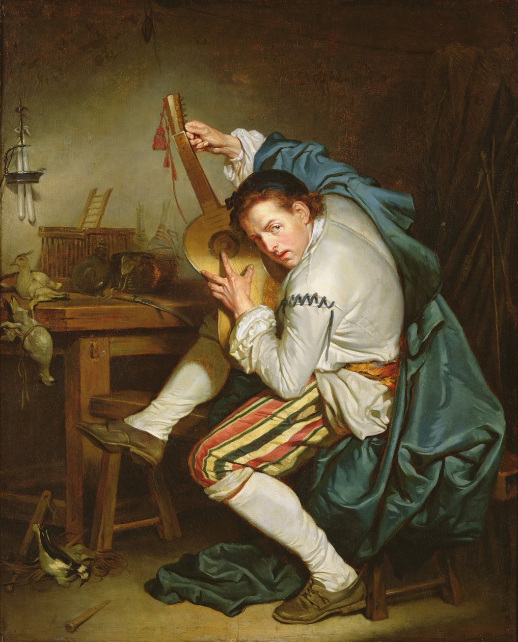 Le Guitariste - Jean Baptiste Greuze