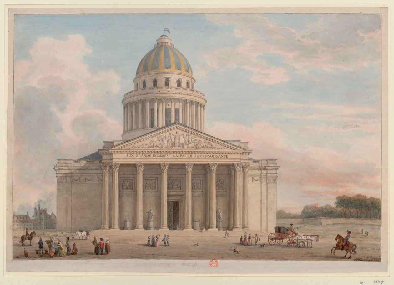 Le Panthéon de Paris en 1794-1795 - Jean Baptiste Hilair