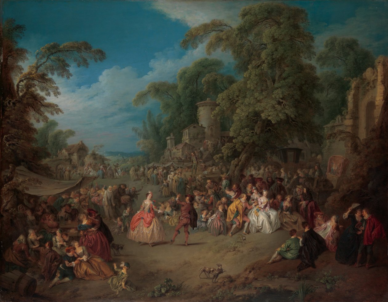 La foire de Bezons, vers 1733 - Jean Baptiste Joseph Pater