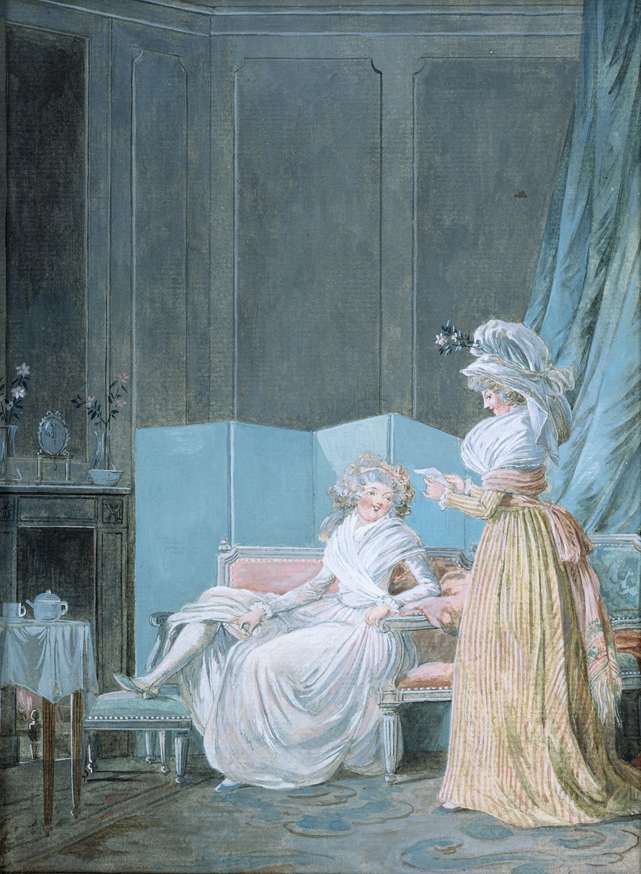 Lecture de la lettre - Jean Baptiste Mallet