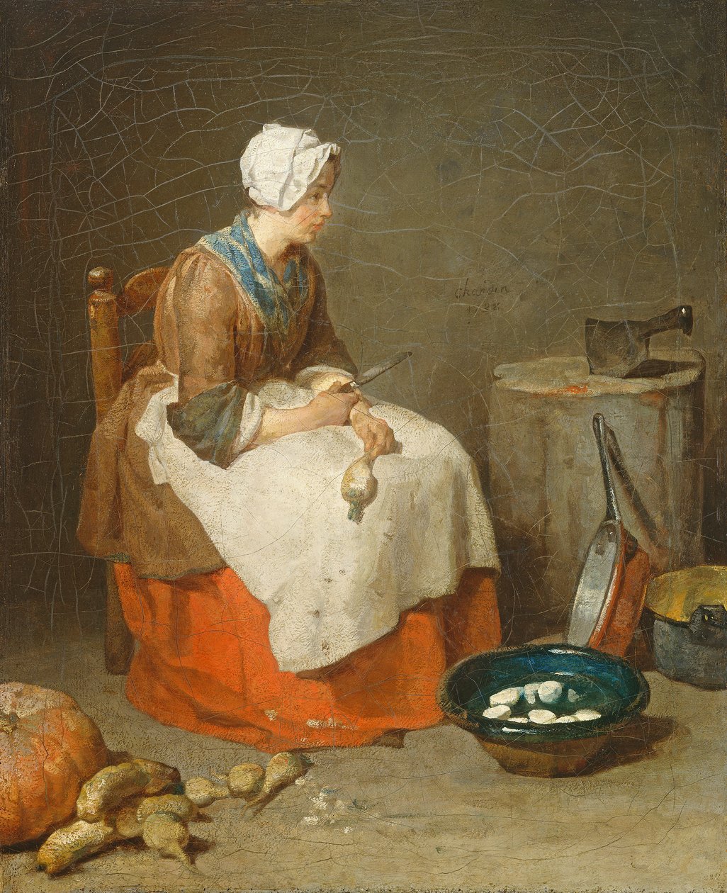 La Servante de cuisine, 1738 - Jean Baptiste Simeon Chardin