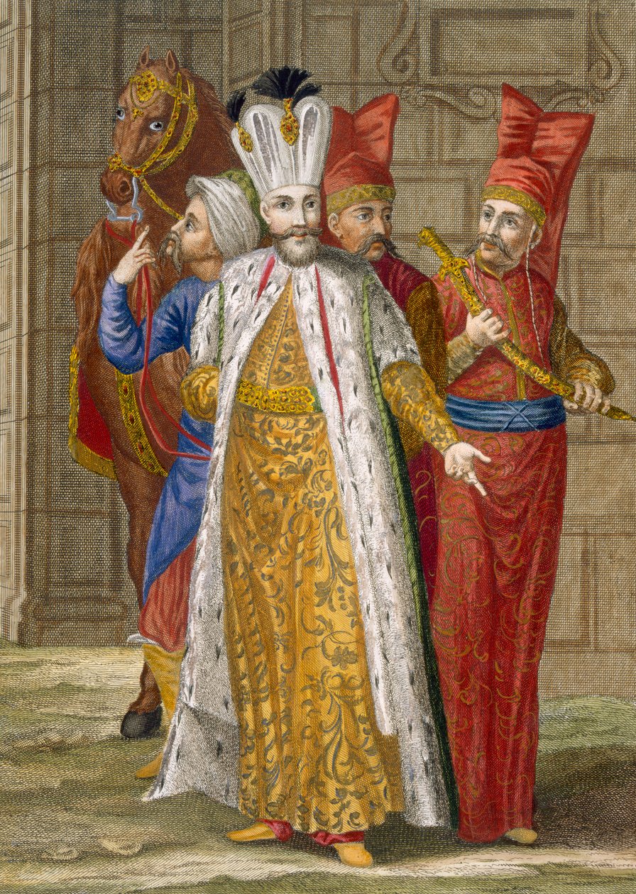 Sultan Ahmed III, c.1708 - Jean Baptiste Vanmour