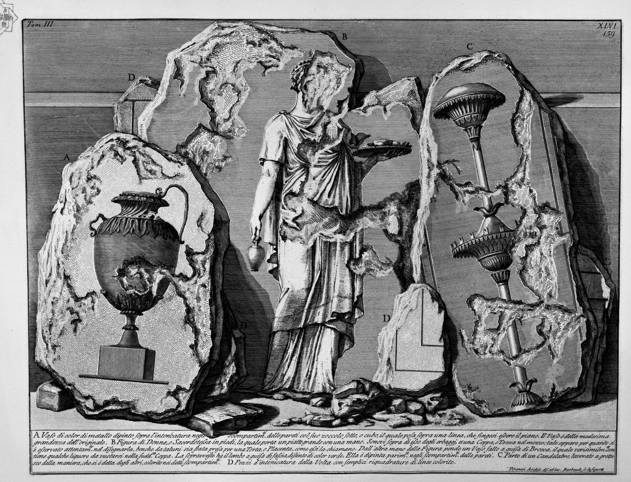 Pyramide de Caius Cestius - Jean Barbault