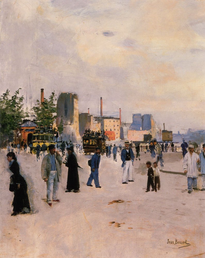 Une promenade matinale - Jean Beraud