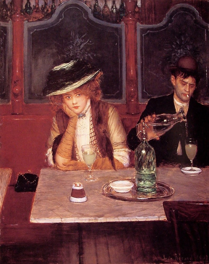 Les buveurs - Jean Beraud