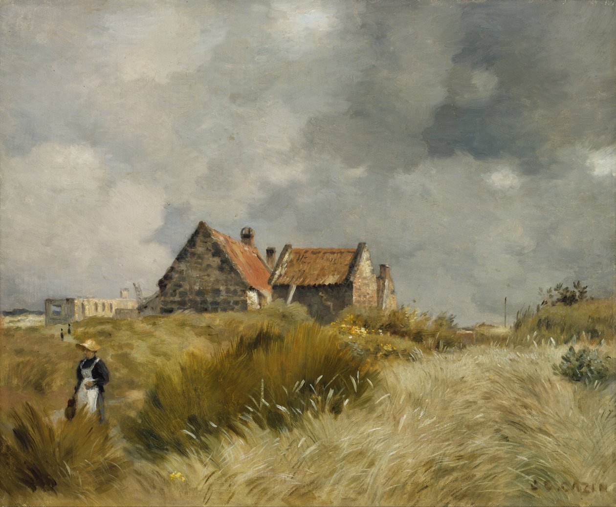 Cottage dans les dunes - Jean Cazin