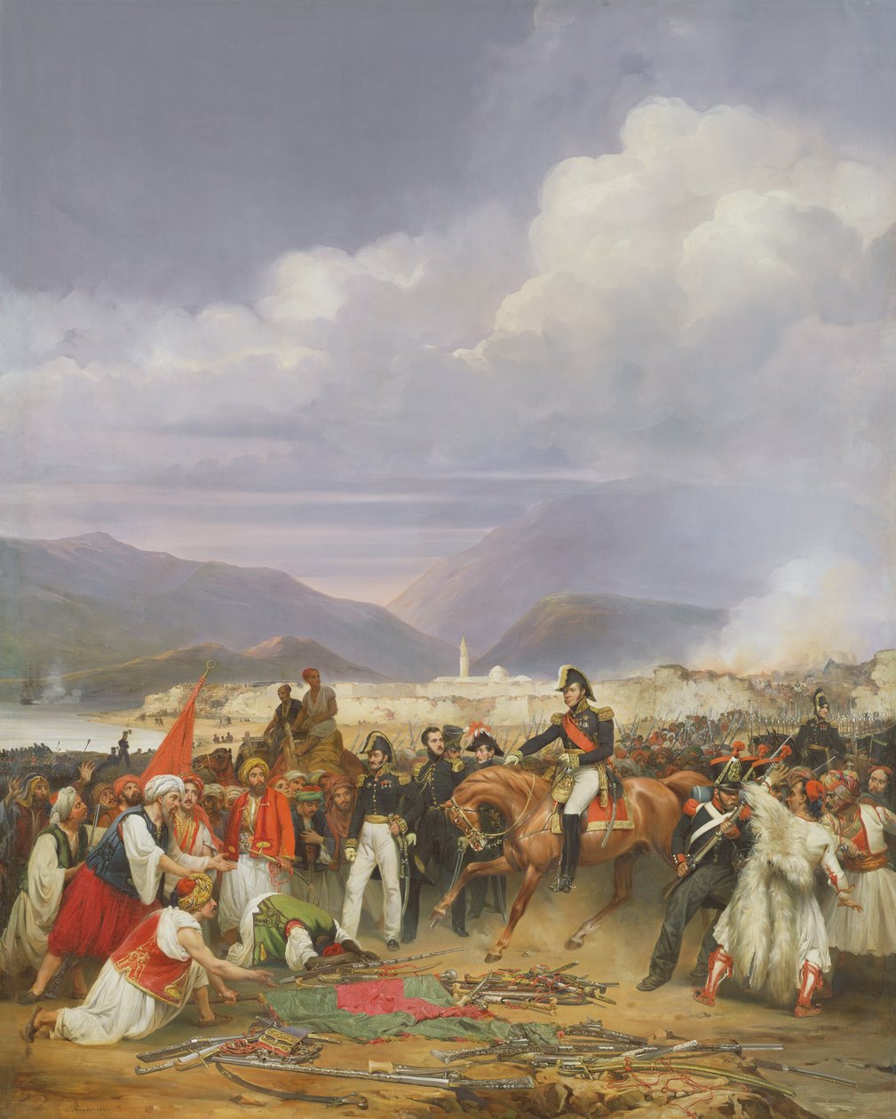 La capture du château de Morée, 30 octobre 1828, 1836 - Jean Charles Langlois