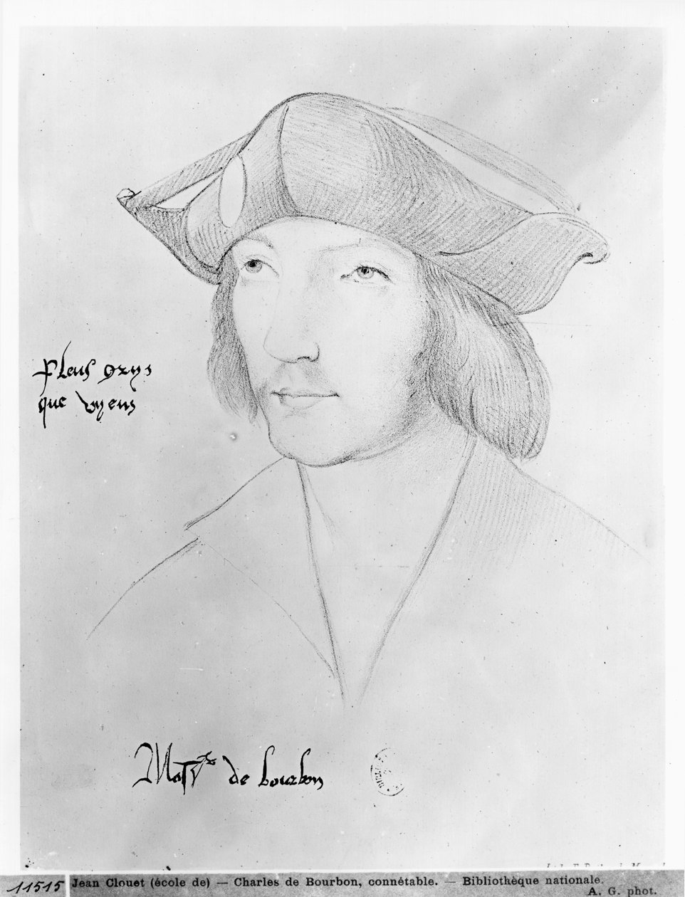 Charles de Bourbon (1490-1527) - Jean Clouet