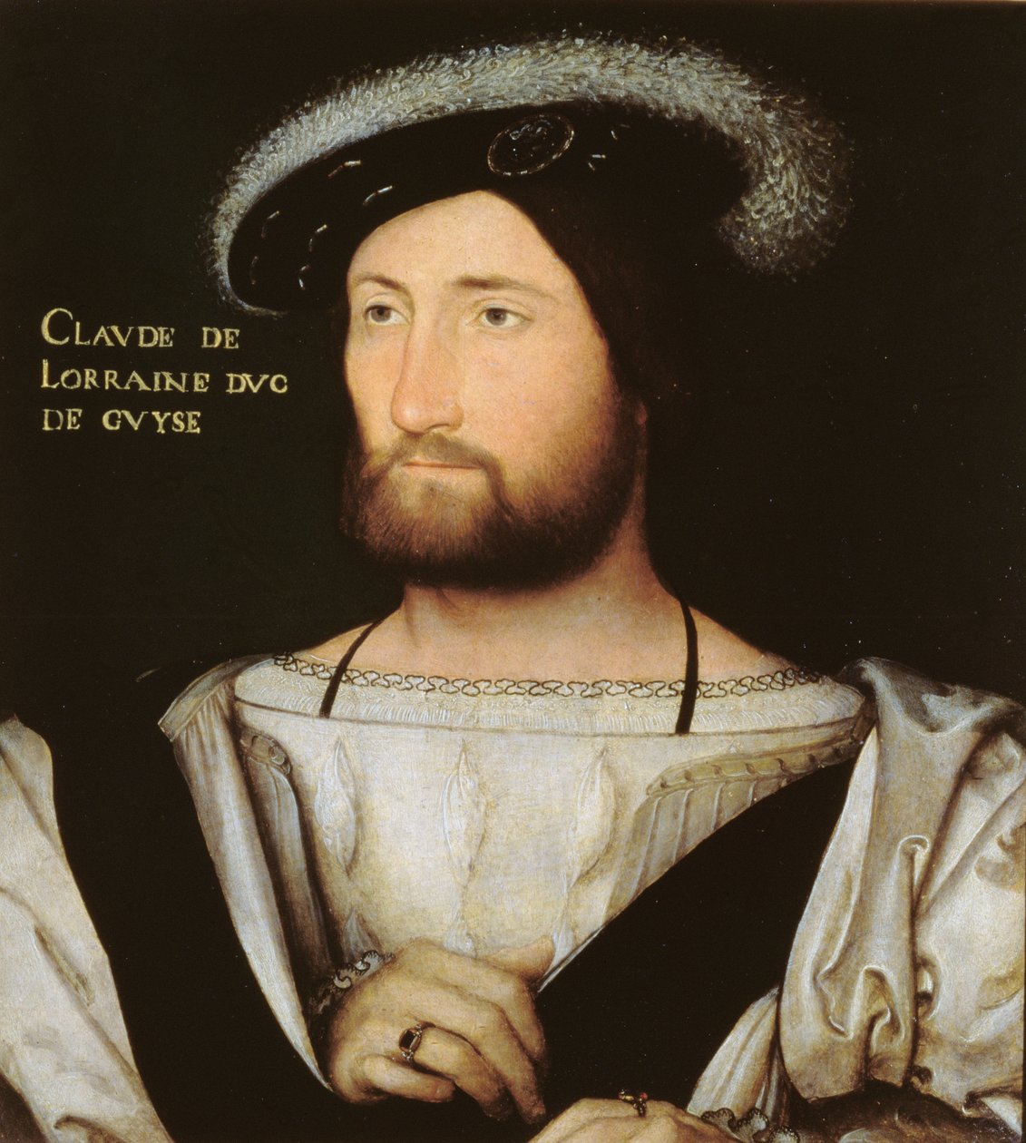 Portrait de Claude de Lorraine (1496-1550) 1er duc de Guise, vers 1525-30 - Jean Clouet