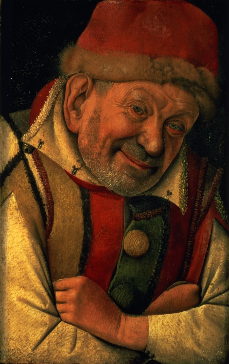 Gonella, le bouffon de la cour de Ferrare, c.1445 - Jean Fouquet