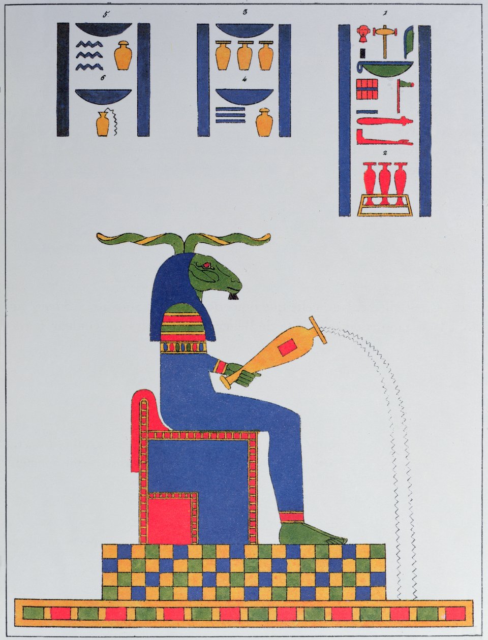 Le dieu Khnum, 1823 - Jean Francois Champollion