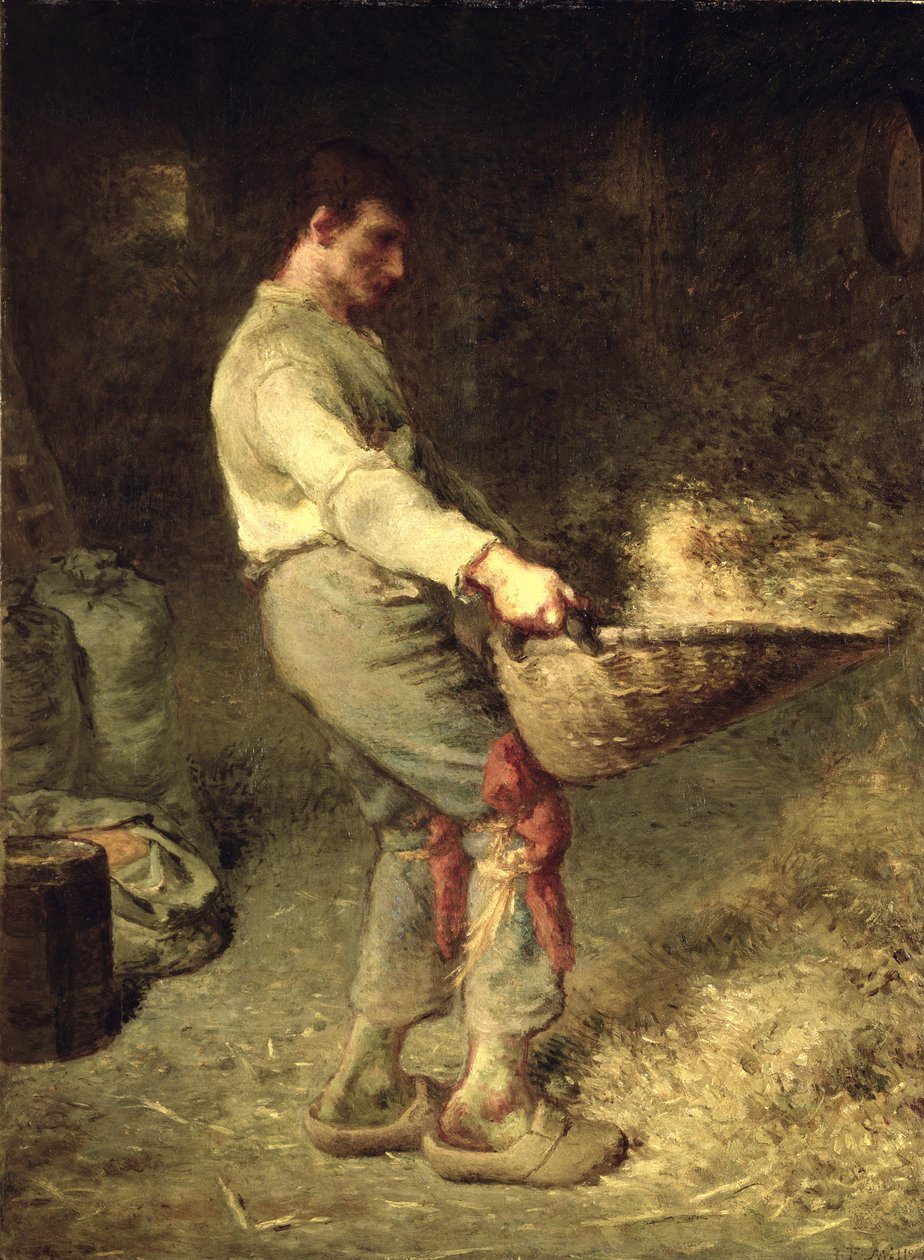 Un vanneur, 1866-68 - Jean Francois Millet