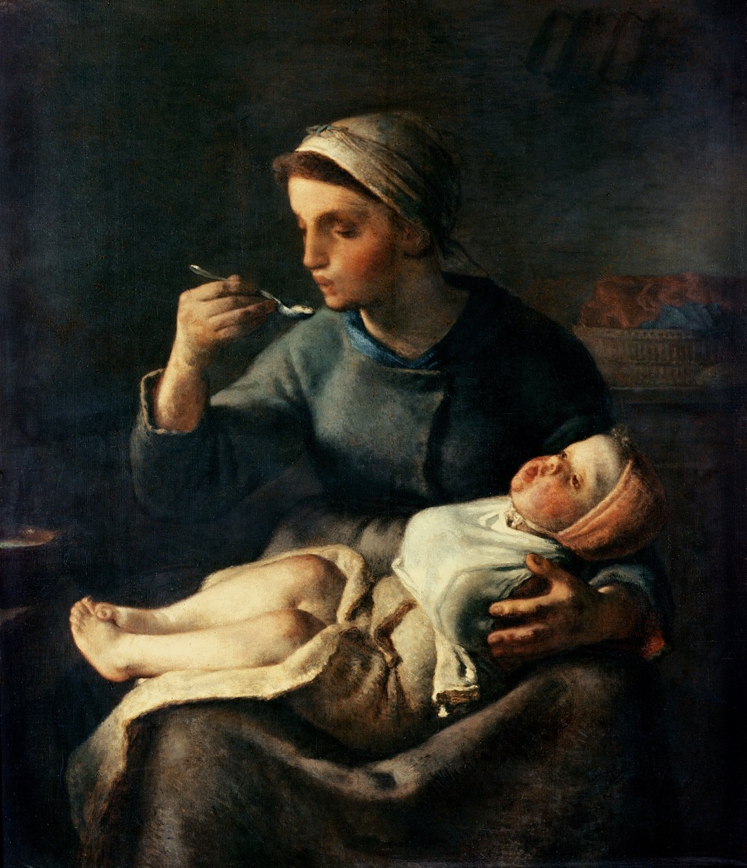 Les Céréales du Bébé, 1867 - Jean Francois Millet