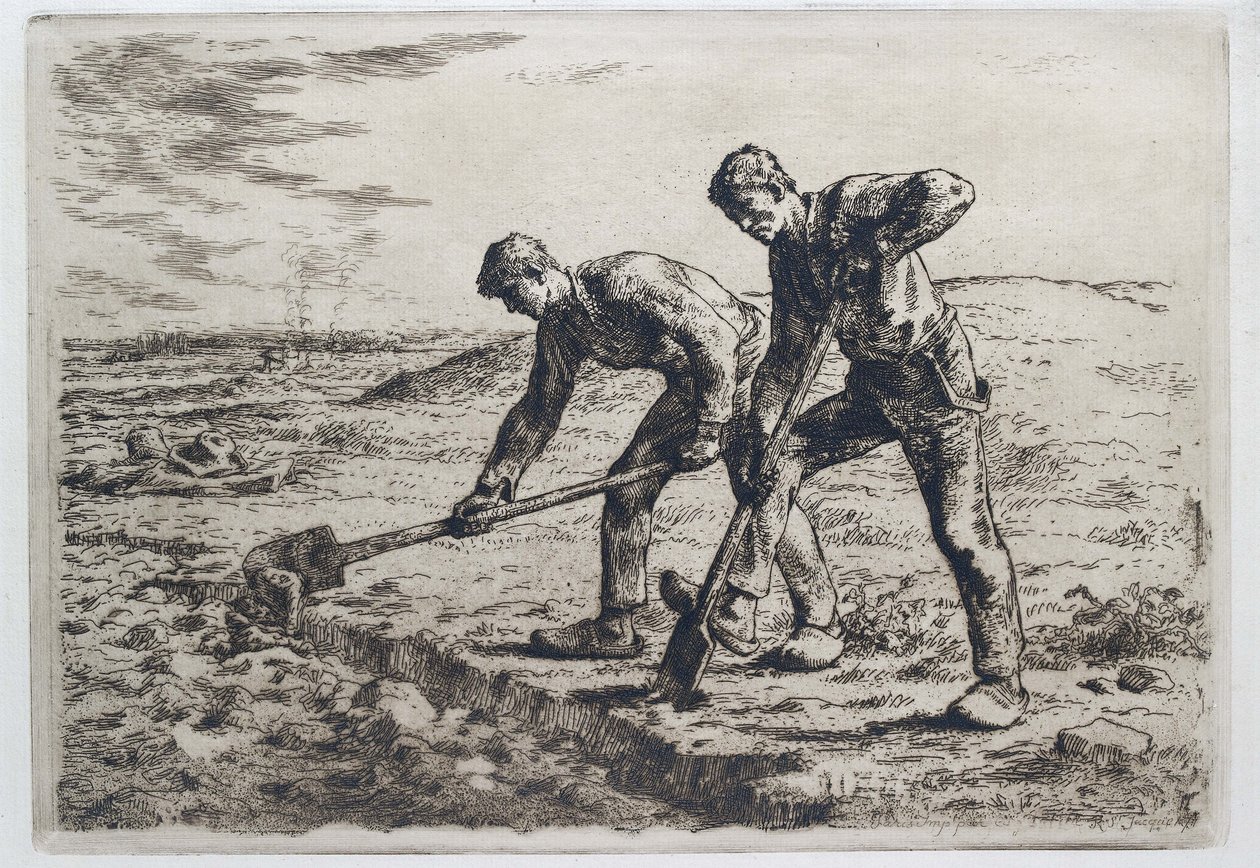 Les Terrassiers, 1855 - 1856 - Jean Francois Millet