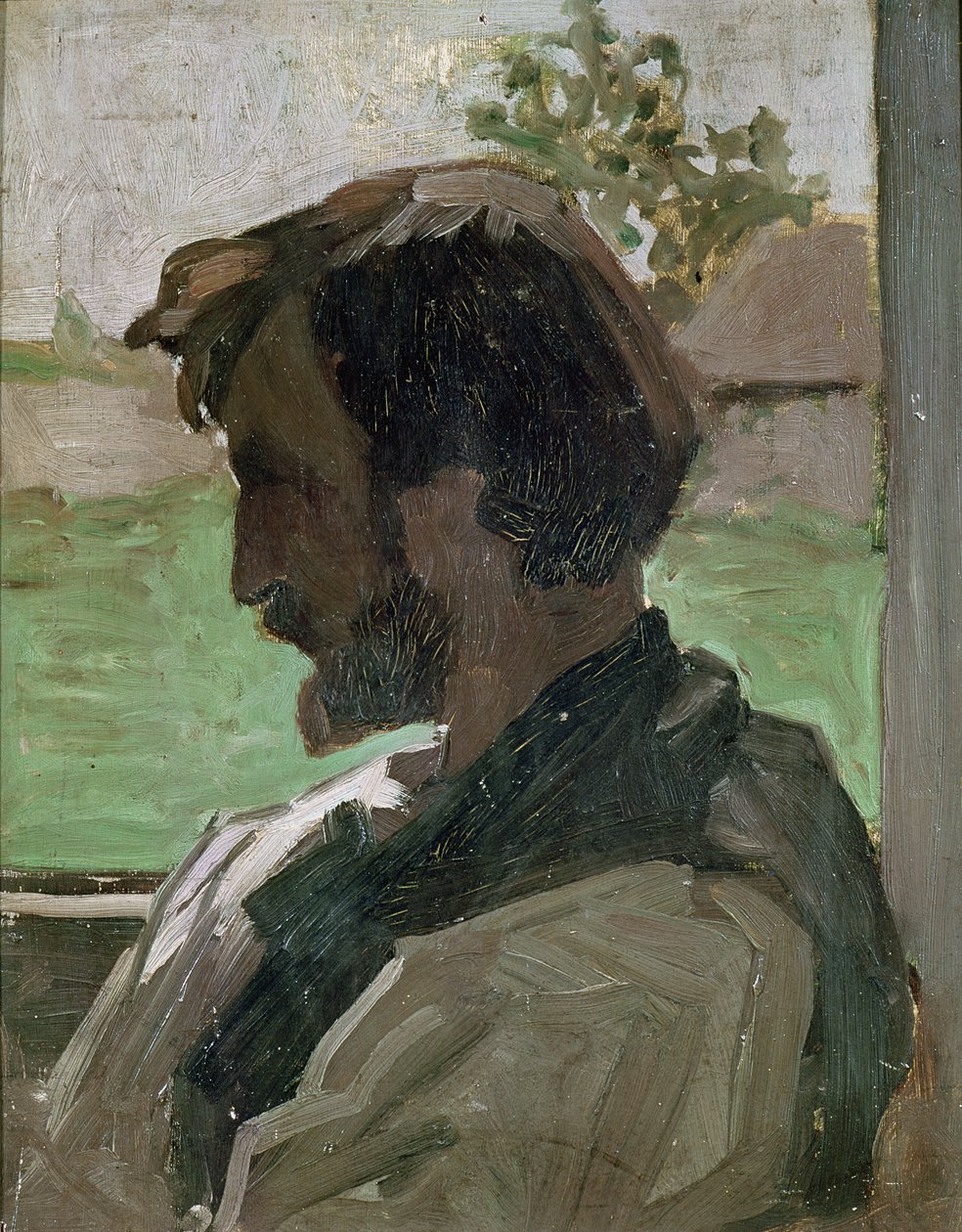 Autoportrait à Saint-Saveur, 1868 - Jean Frederic Bazille