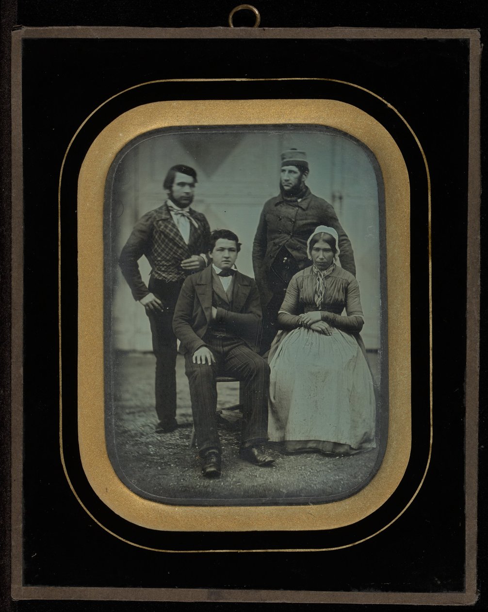 Portrait de groupe de quatre serviteurs de Jean-Gabriel Eynard - Jean Gabriel Eynard