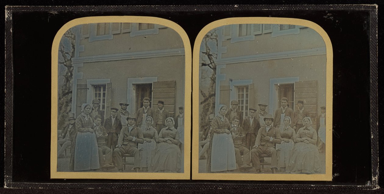 Portrait de groupe de douze serviteurs de Jean-Gabriel Eynard - Jean Gabriel Eynard