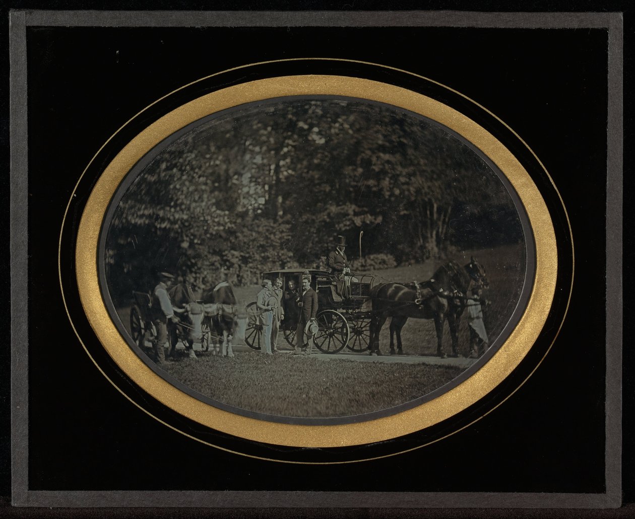 Scène au bord de la route - Jean Gabriel Eynard
