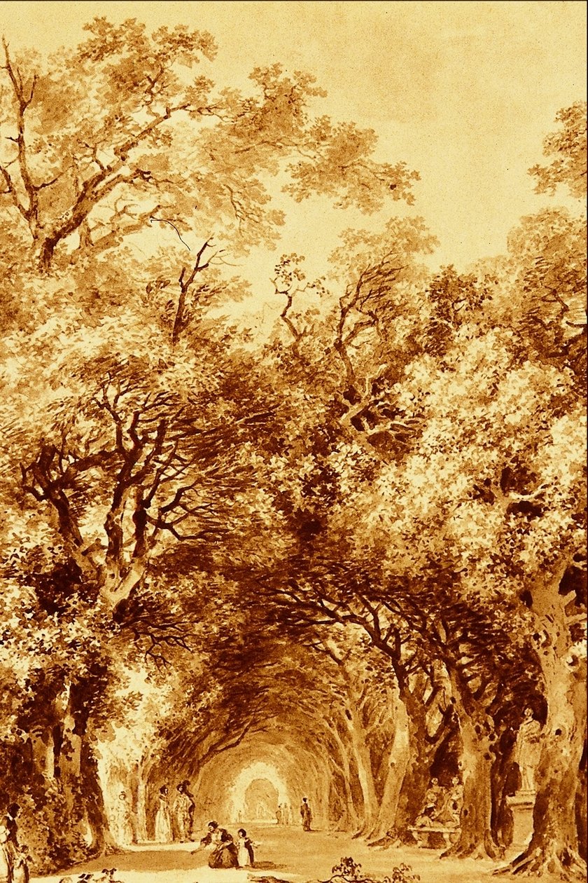 La promenade ombragée - Jean Honore Fragonard