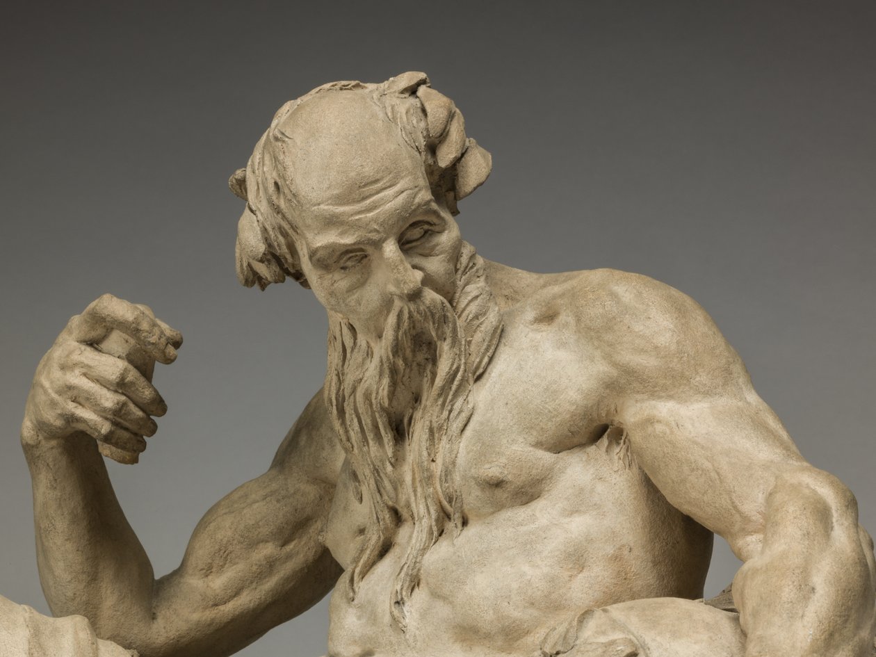 Dieu de la rivière, 1755 (terre cuite) - Jean Jacques Caffieri