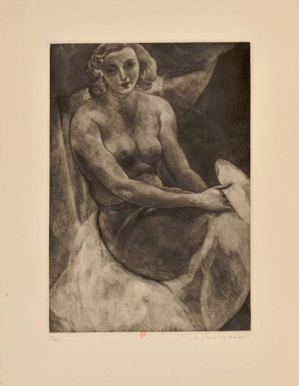Visages, suite de quatorze gravures à la manière noire - Jean Louis Boussingault