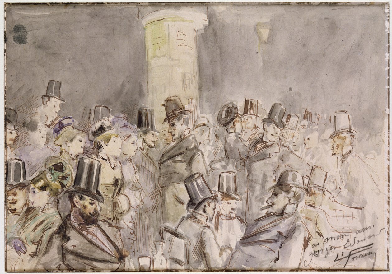 Un boulevard parisien, 1880 - Jean Louis Forain