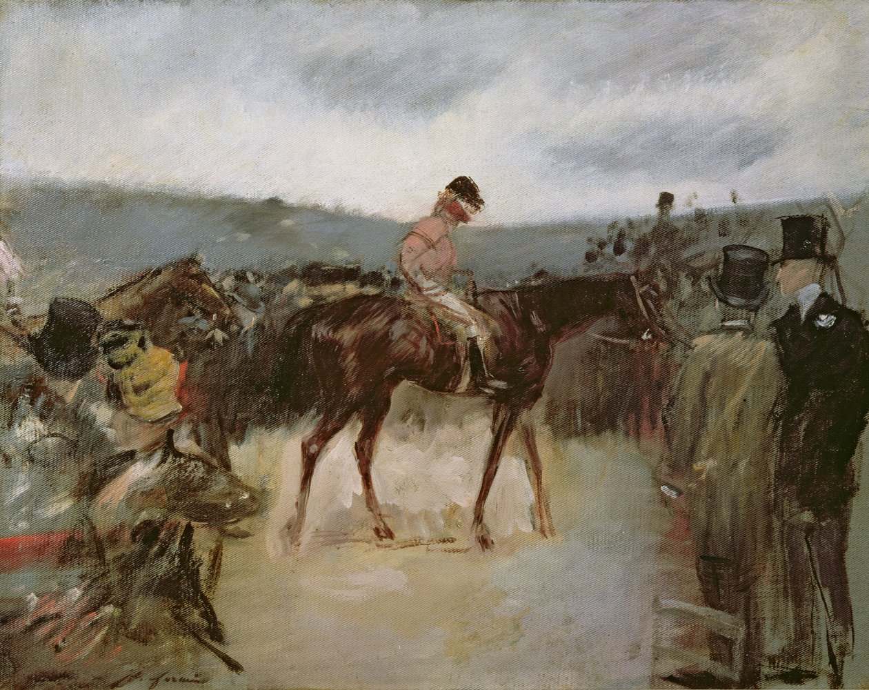 Aux courses - Jean Louis Forain