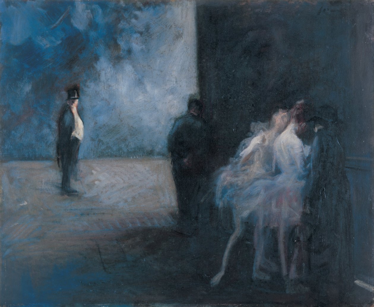 Symphonie en bleu en coulisses - Jean Louis Forain