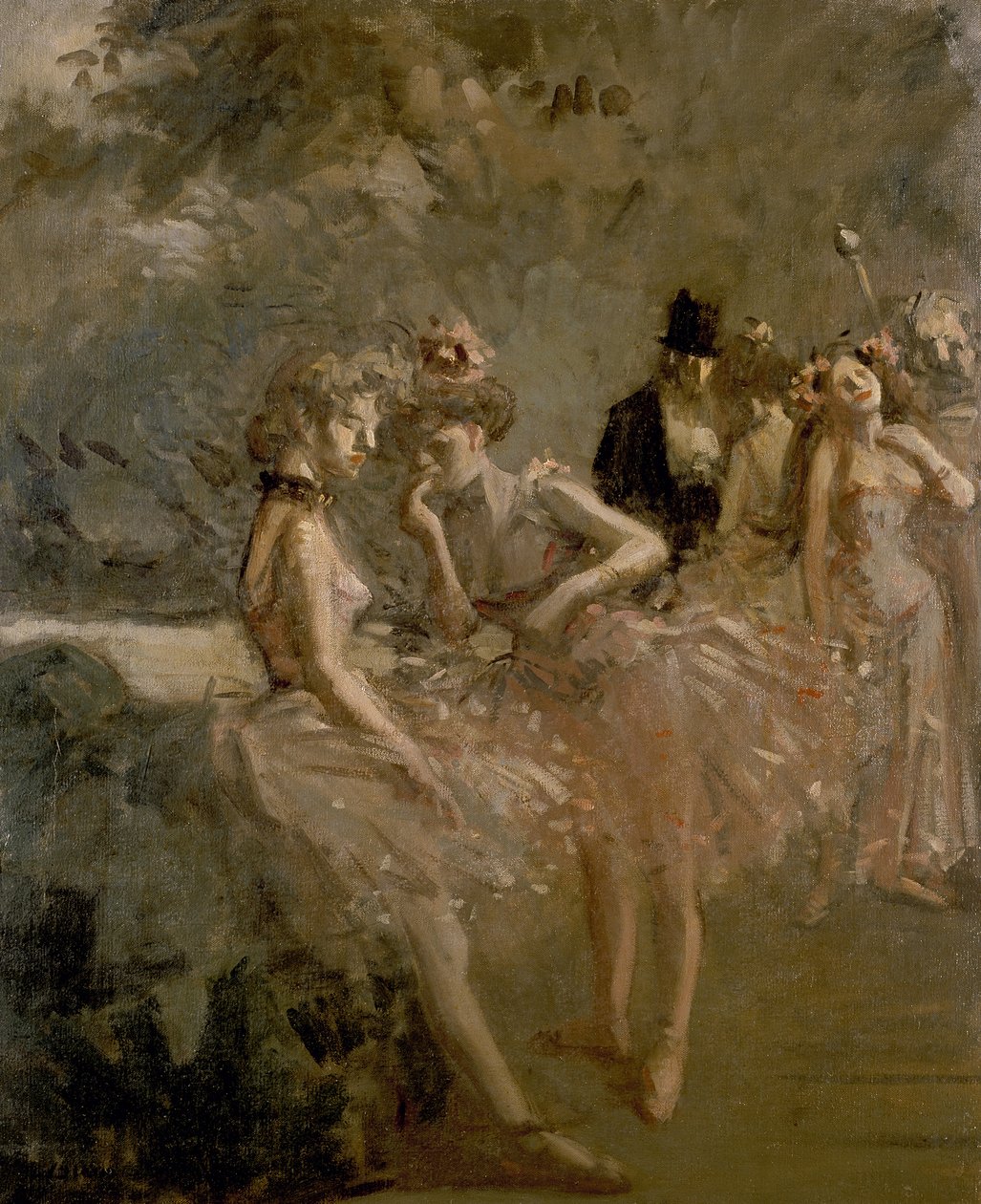Scène dans les coulisses d