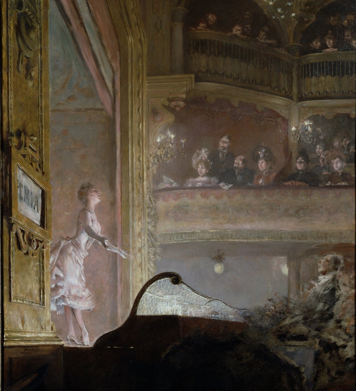 La chanteuse en rose, c.1895 - Jean Louis Forain