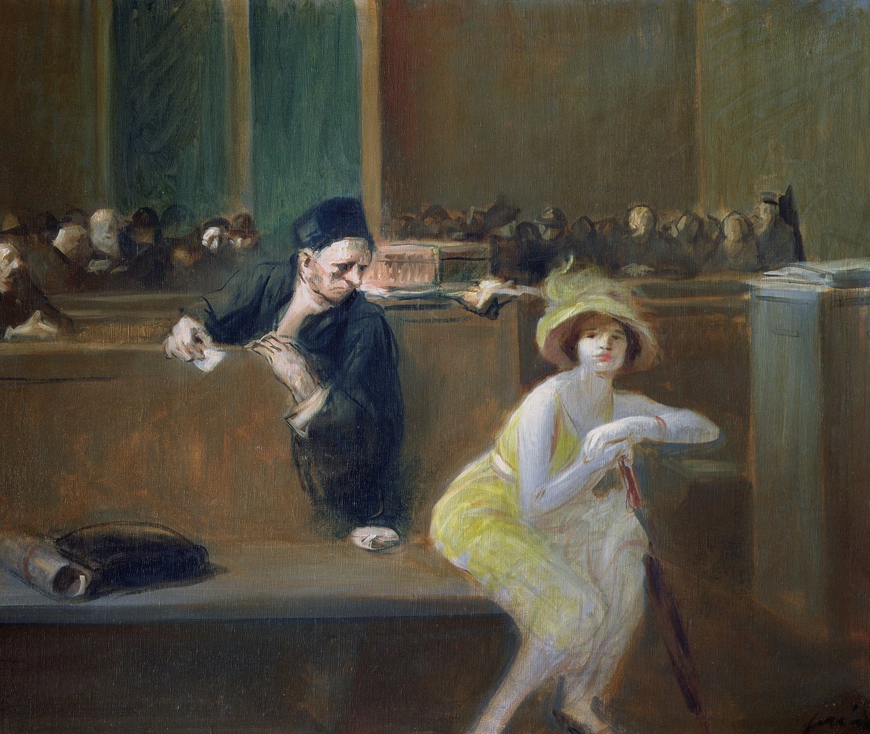 Scène de tribunal - Jean Louis Forain