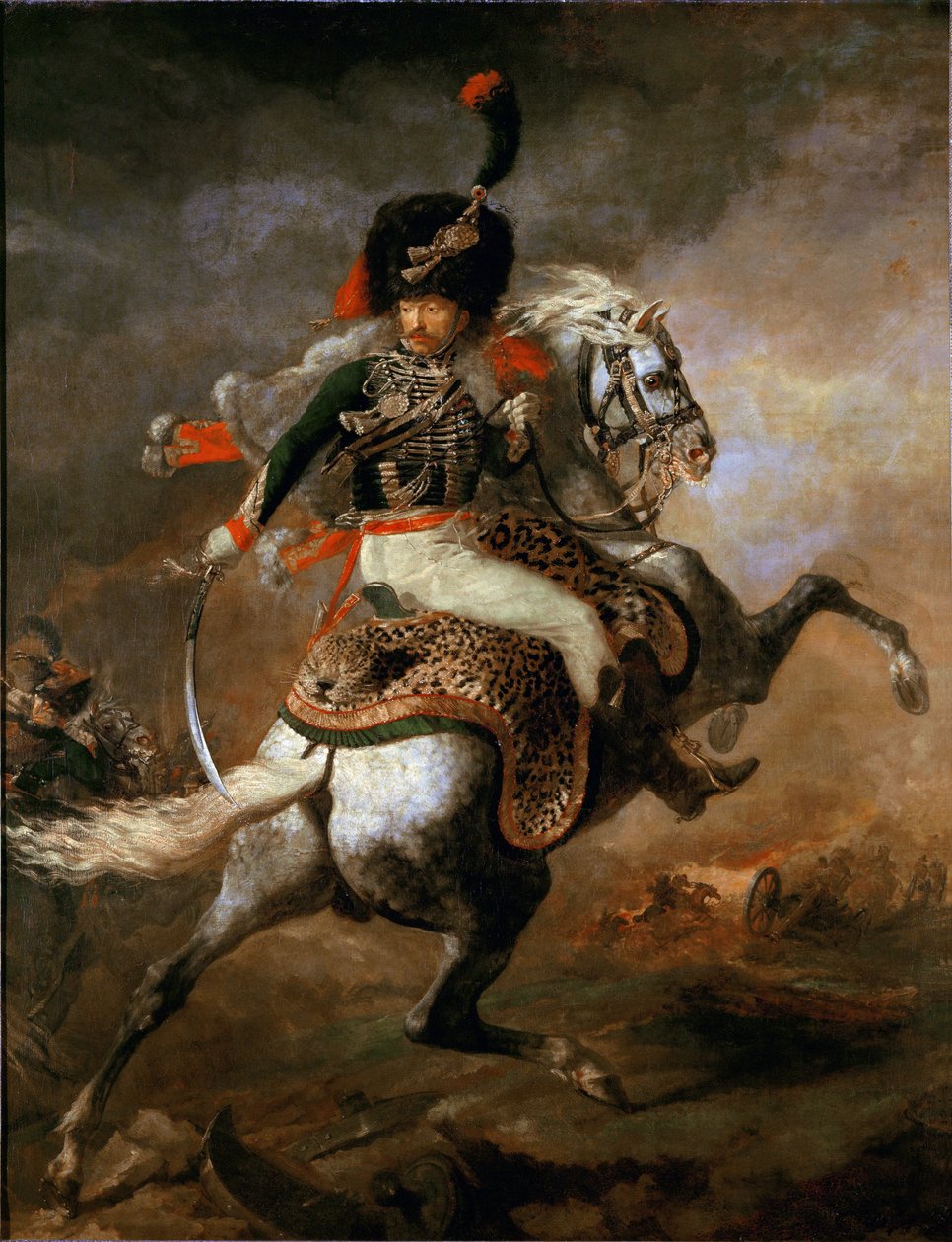 Officier de chasseurs à cheval de la garde impériale chargeant - Theodore Gericault