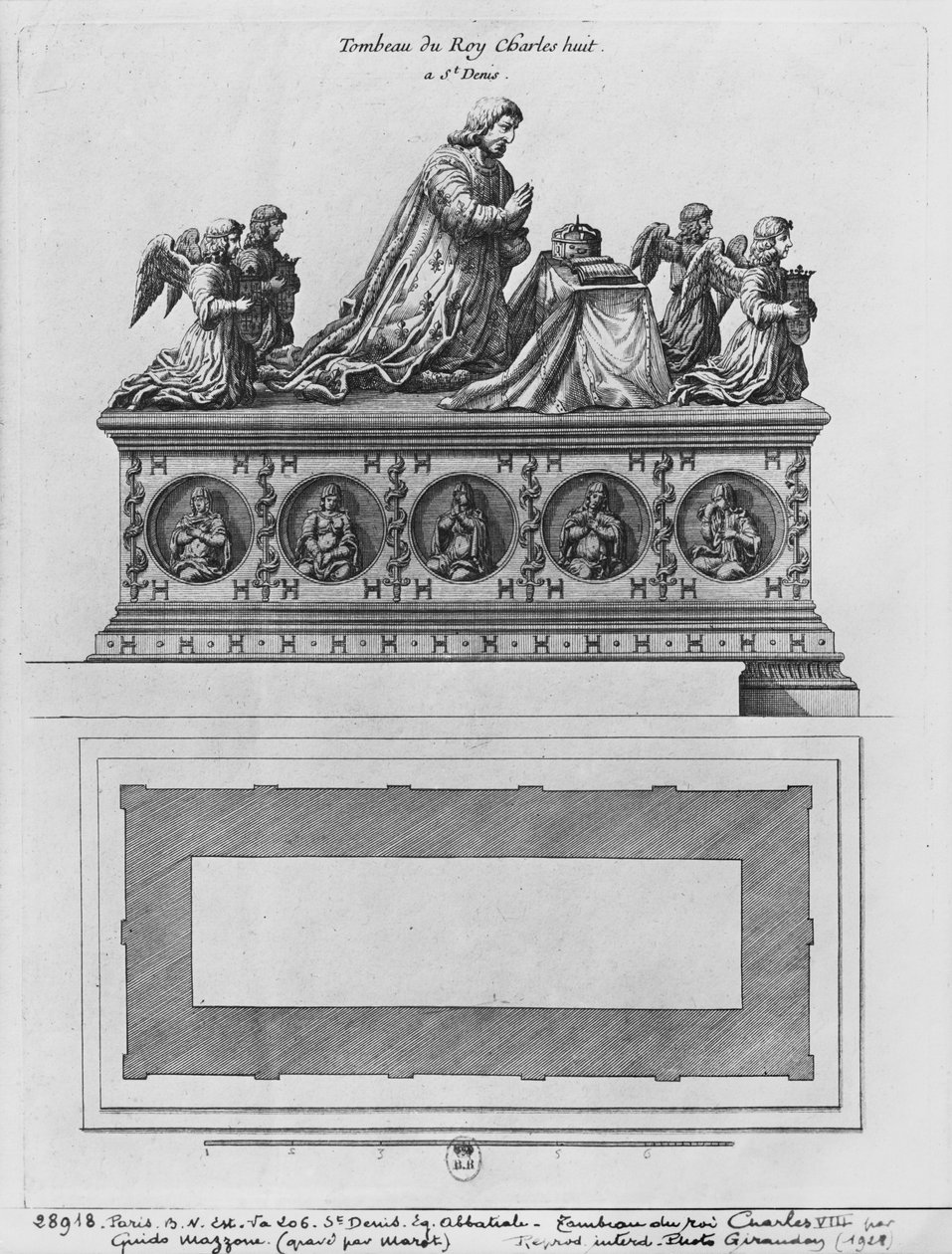Tombeau de Charles VIII à la Basilique Saint-Denis - Jean Marot
