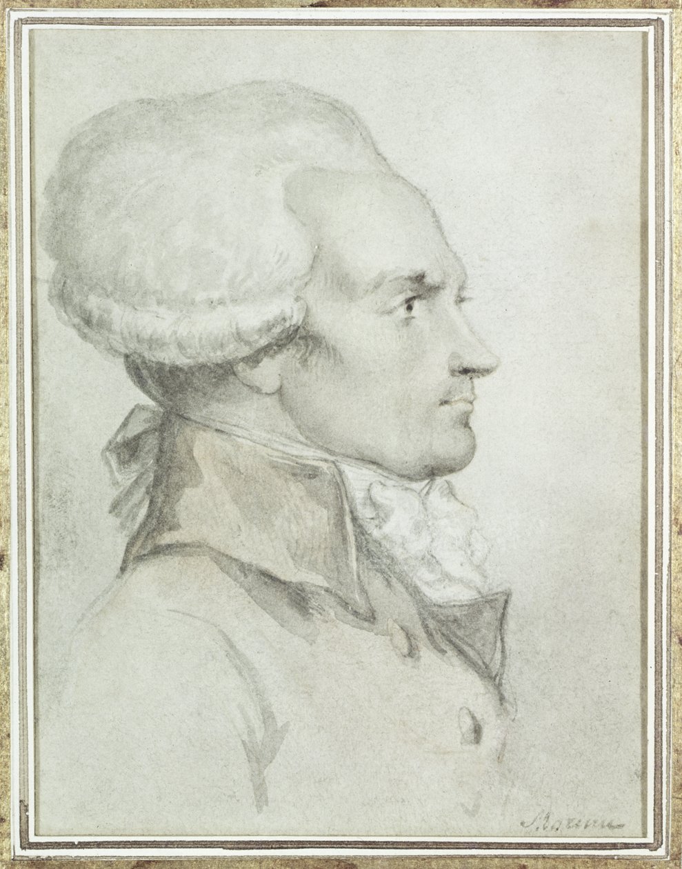 Portrait de Maximilien de Robespierre (1758-94) - Jean Michel the Younger Moreau