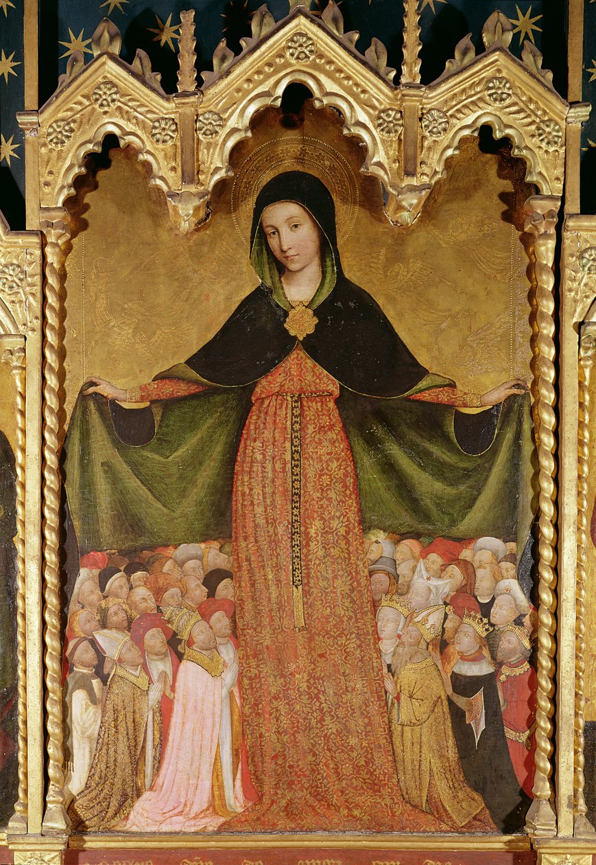 Vierge de Miséricorde (détail) - Jean Mirailhet