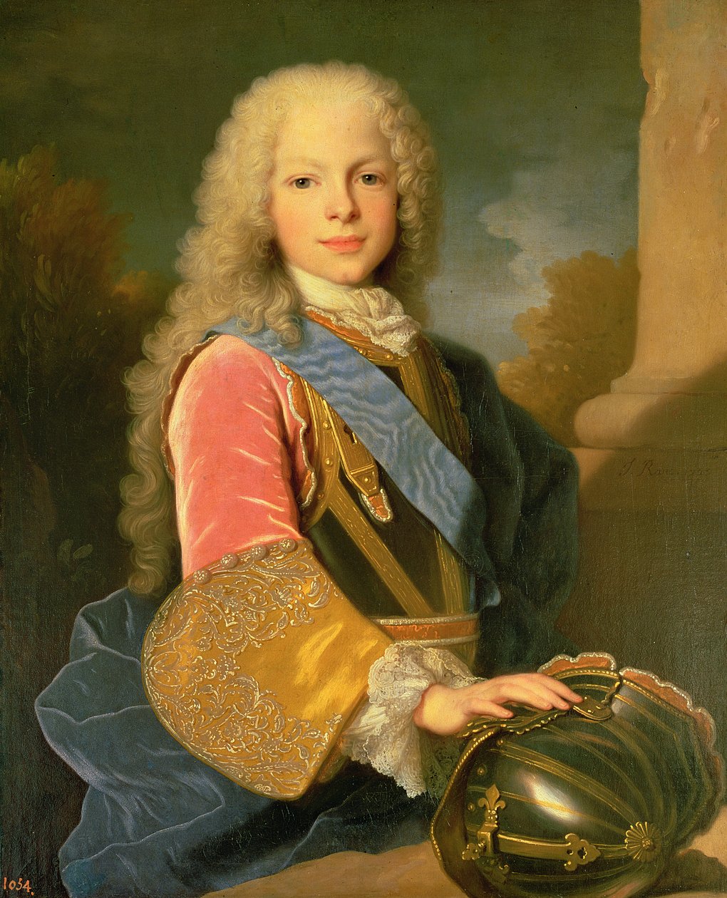 Portrait de Ferdinand de Bourbon et Savoie (1713-59) Prince des Asturies, 1725 - Jean Ranc