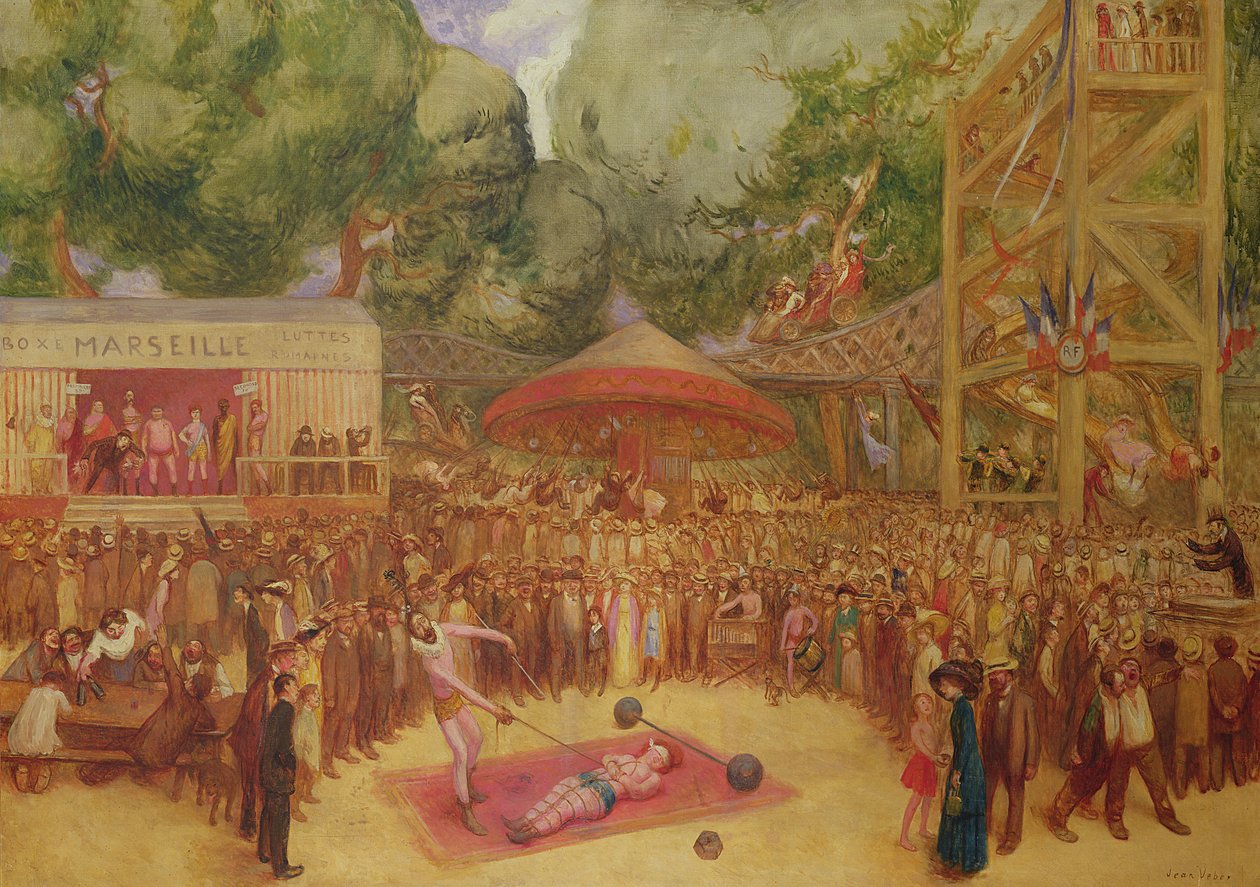 La Foire de Saint-Cloud, vers 1920 - Jean Veber