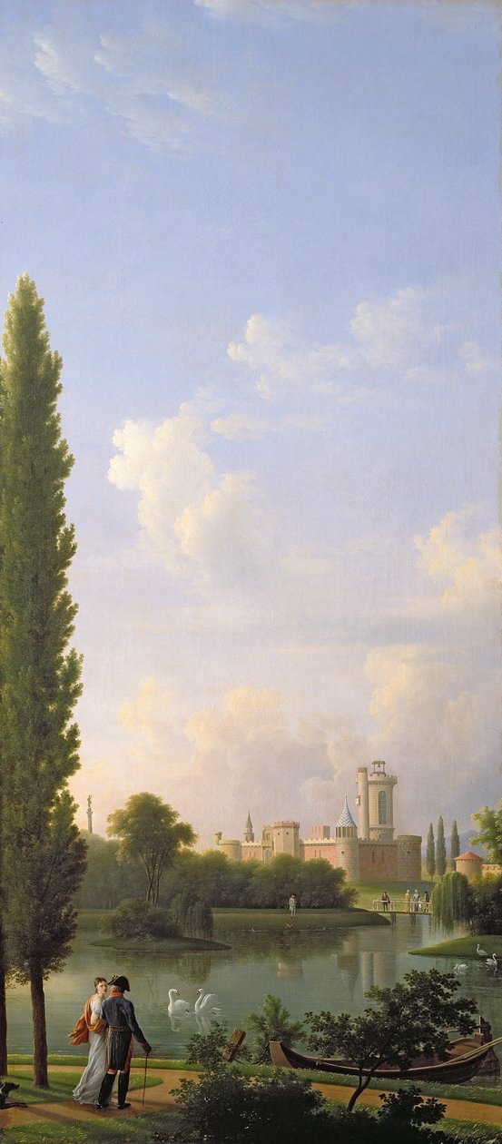 Château de Laxenburg, près de Vienne, 1810 - Jean Joseph Xavier Bidauld