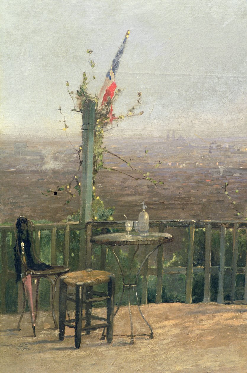 Paris vu des hauteurs de Montmartre (détail) - Jean d