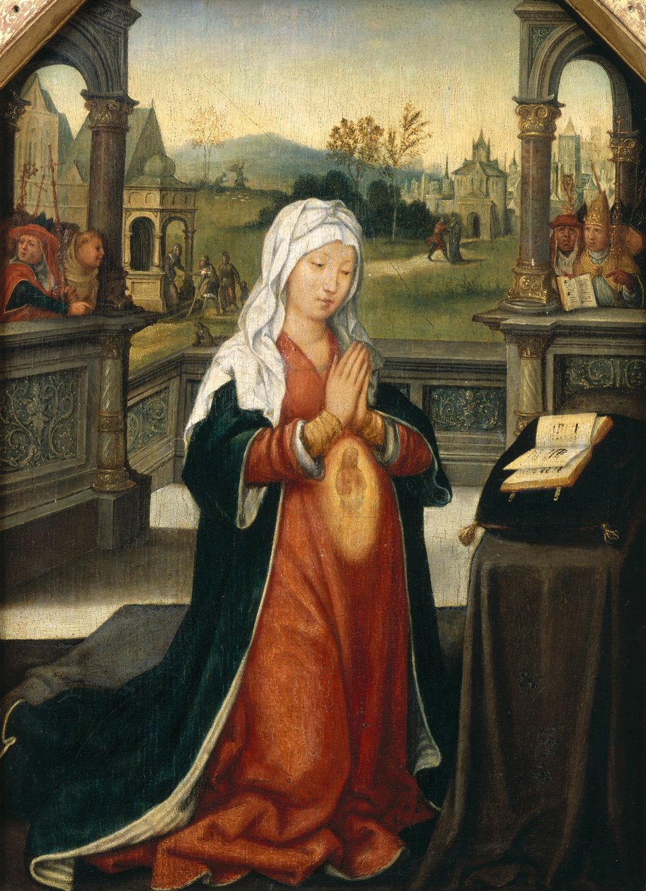 Sainte Anne concevant la Vierge - Jean the Elder Bellegambe