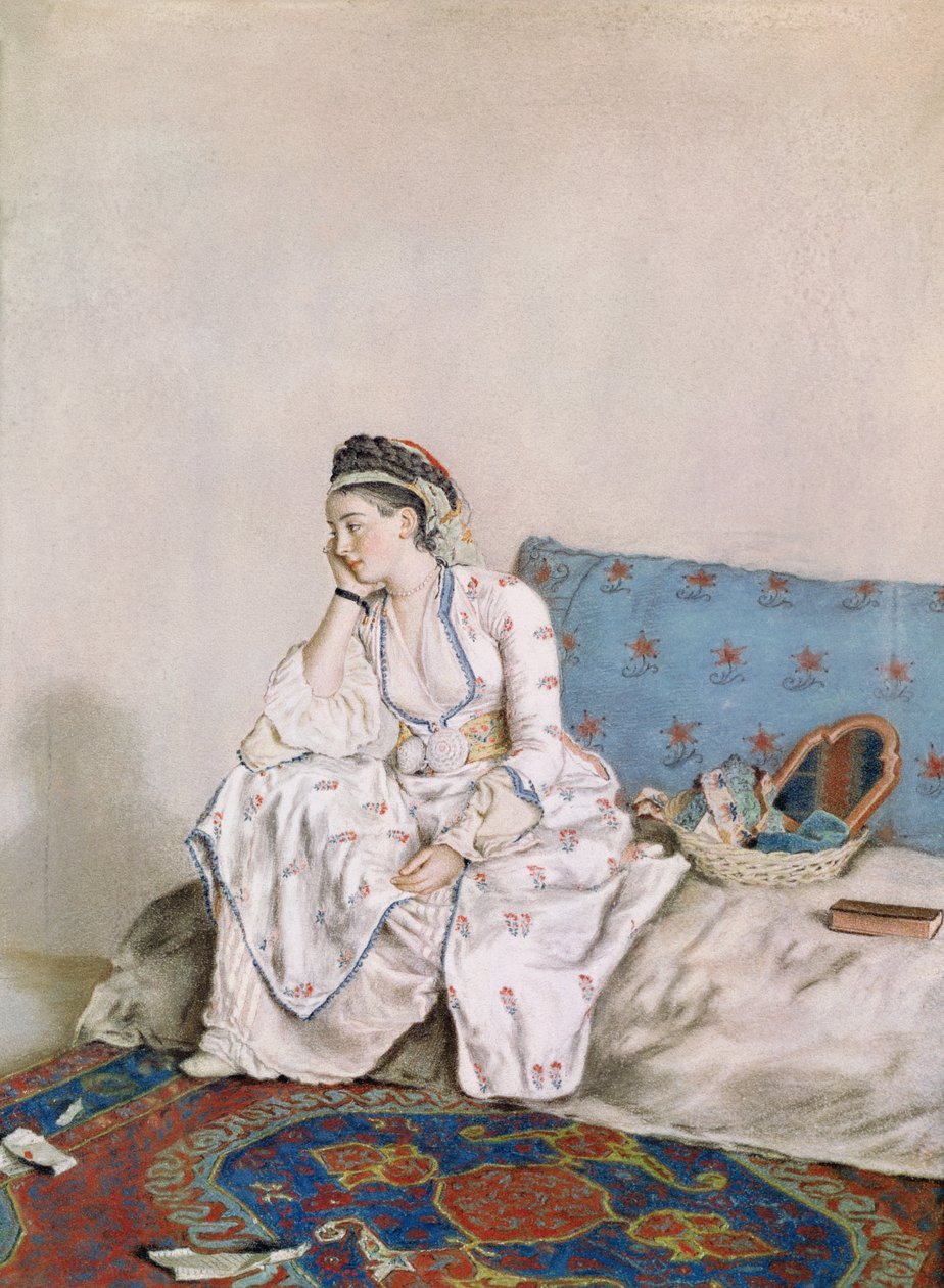 Portrait de Mary Gunning, comtesse de Coventry, 1749 - Jean Étienne Liotard