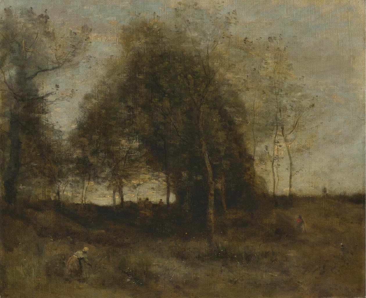 Soir en Normandie - Jean Baptiste Camille Corot