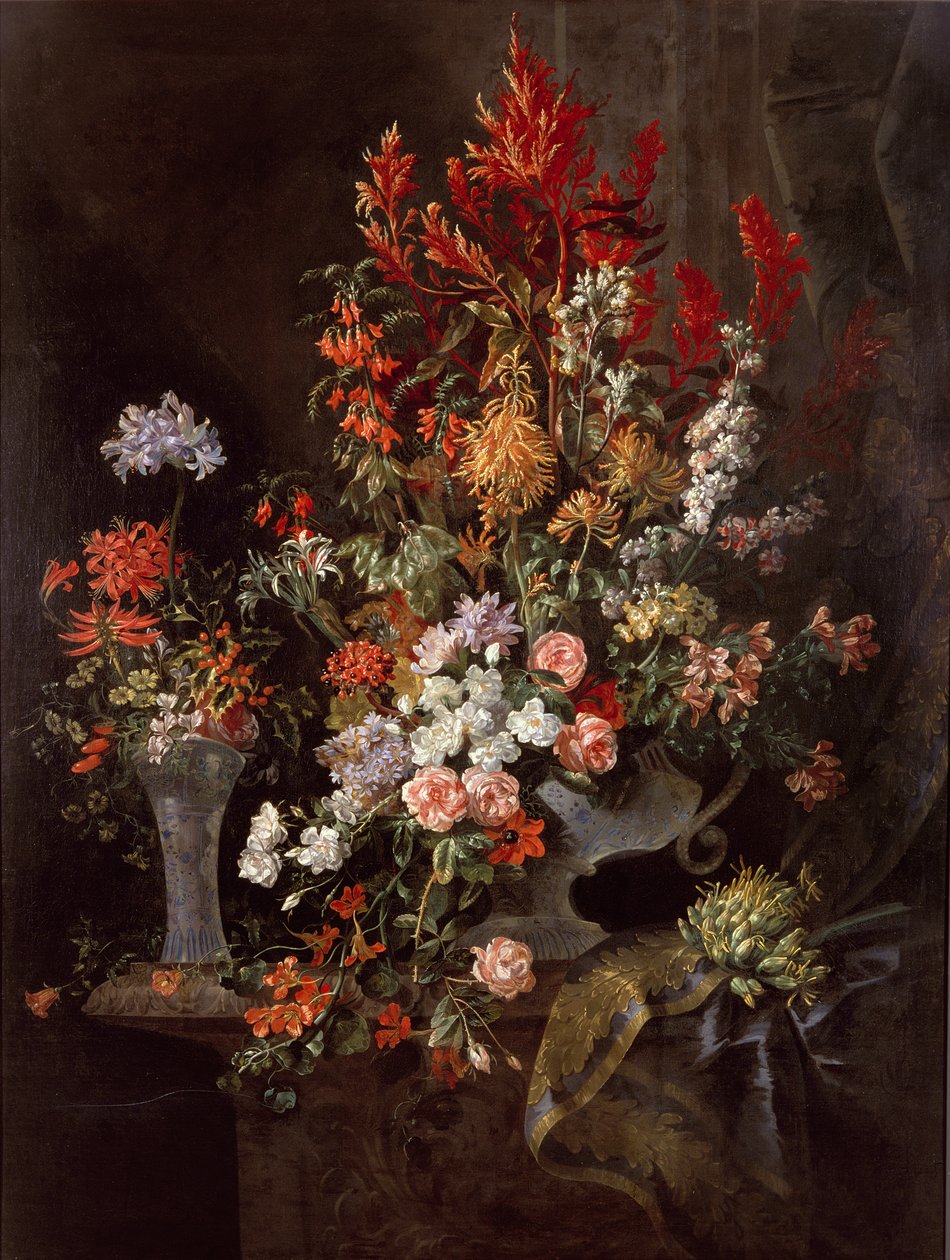 Deux vases de fleurs - Jean Baptiste Monnoyer