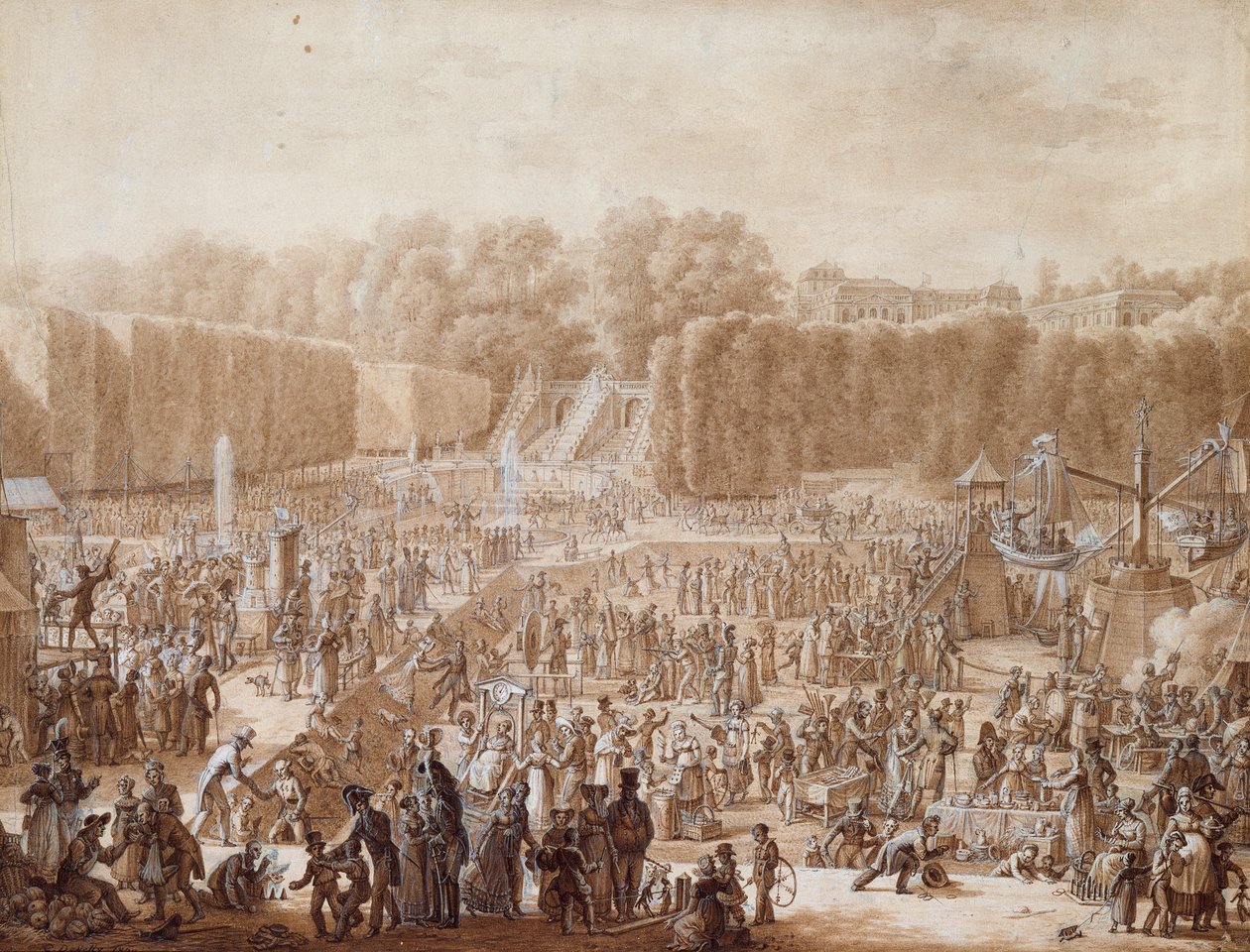 Fête de Saint-Cloud - Jean Charles Develly